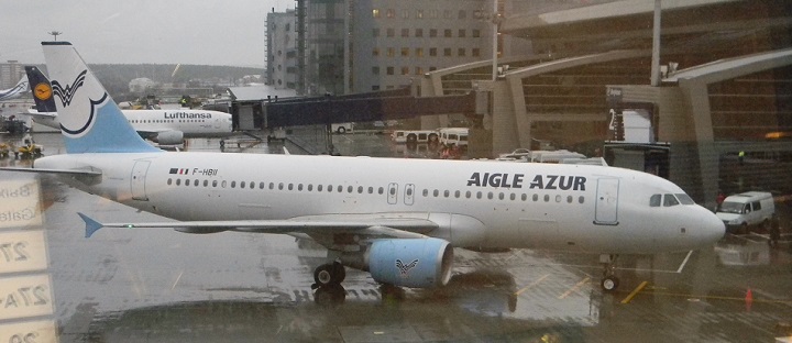 самолет Aigle Azur в Шереметьево
